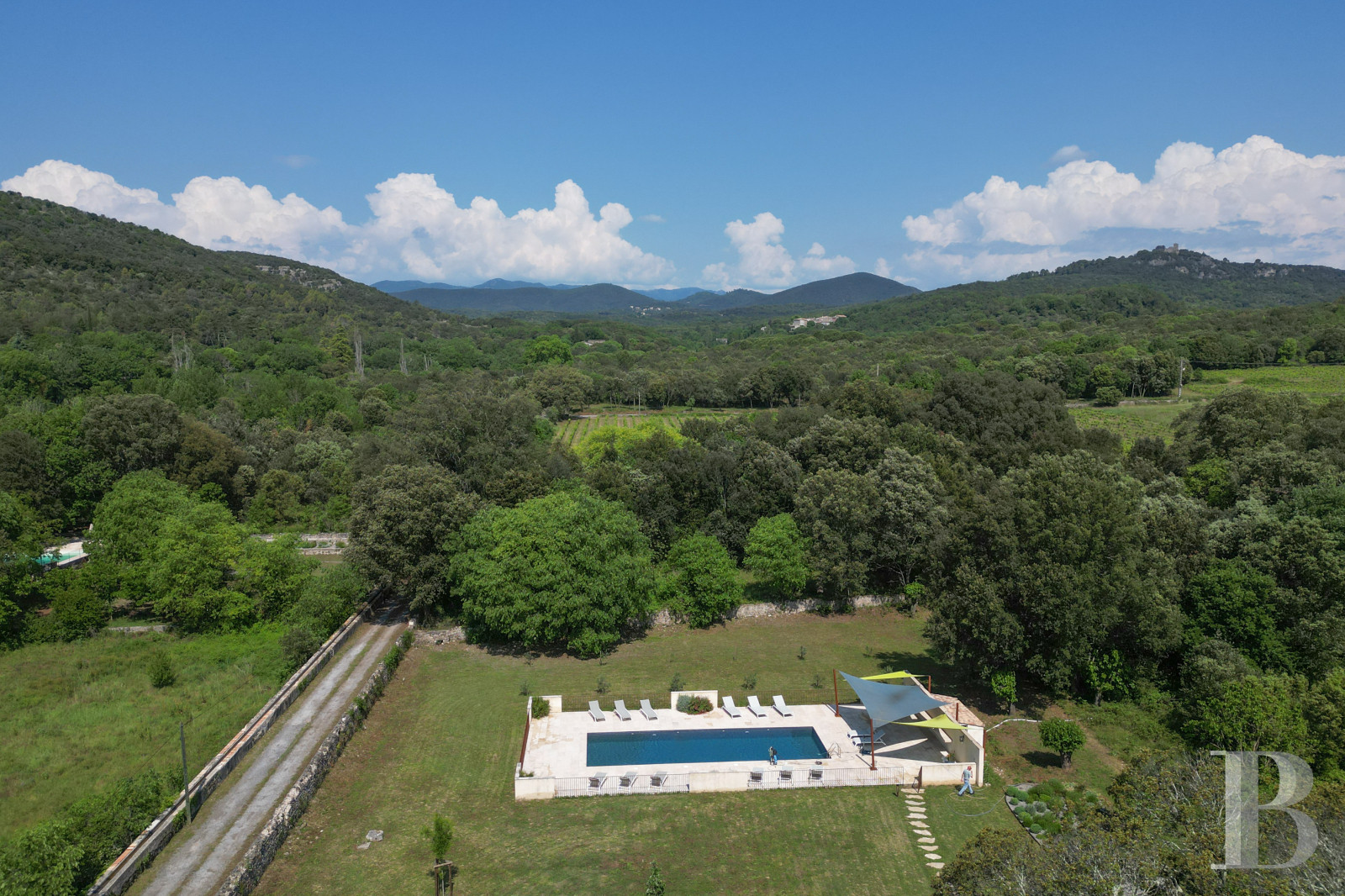 Dans le Gard, au sud d’Anduze, un vaste mas sur un domaine de 130 hectares - photo  n°34